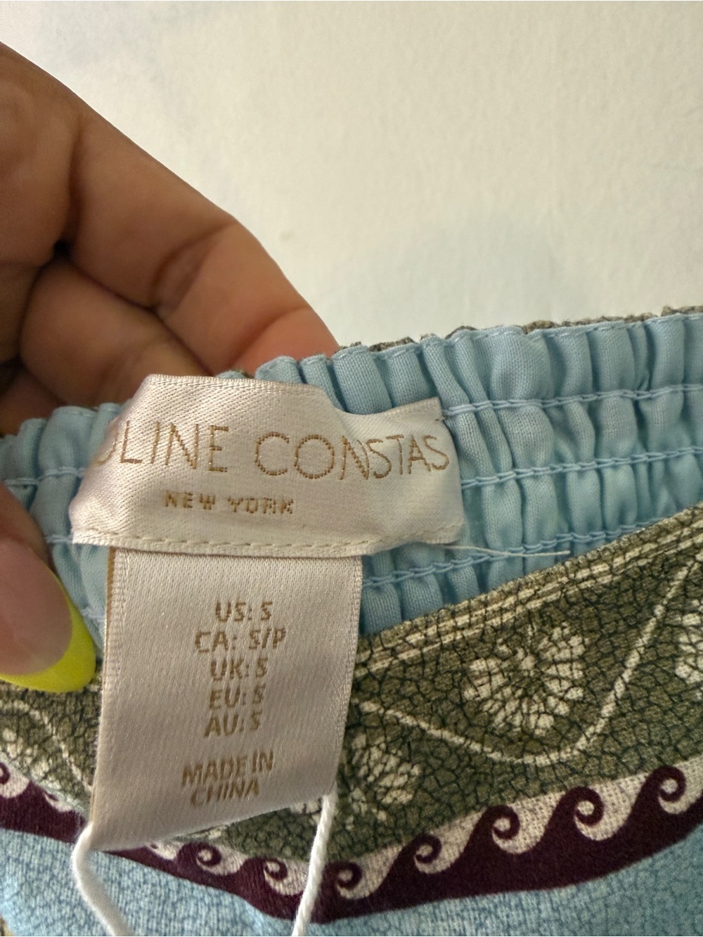 Caroline Constas Sea Life Print Maxi
Dress - Blue and Green - Picture 6 of 9